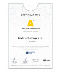 Certifikát Bisnode 2021