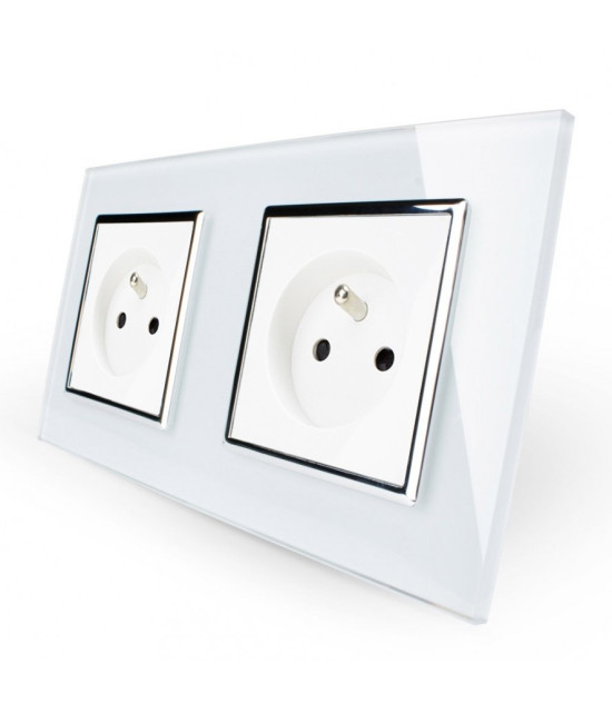 Elektrická zásuvka Livolo dvojitá Elektrická zásuvka Livolo dvojitá