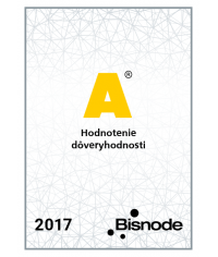 Certifikát Bisnode 2017